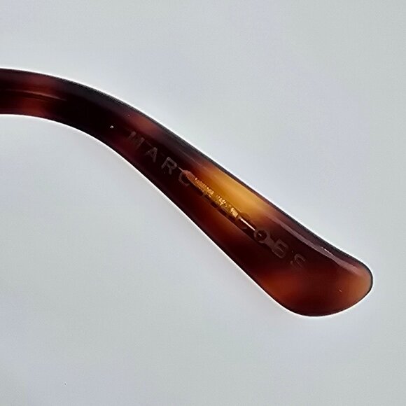 Marc Jacobs MJ106/S Gold Havana Frame Brown Gradient Lens Shield Sunglasses main image 11